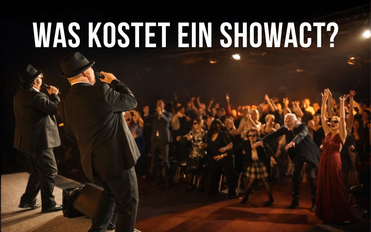 Ein Showact für Firmenevents: Hier Big Blue Blues Brothers Show ( @eddy-events.de)