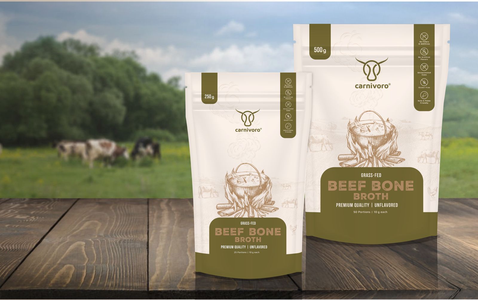 Rinderknochenbrühe von Carnivoro (Die Bildrechte liegen bei dem Verfasser der Mitteilung.)