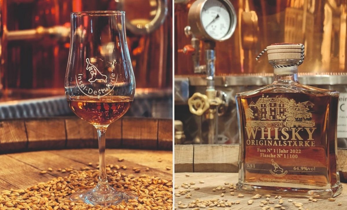 Mellenthiner Whisky-Wochenende auf Wasserschloss Mellenthin vom 17. bis 19. April 2026 (© Wasserschloss Mellenthin)