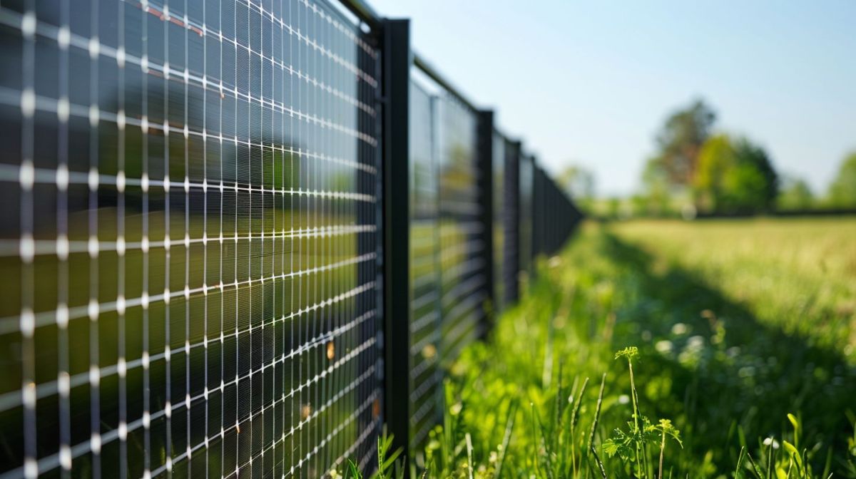 Solarzaun als dezentrale Energielösung: Photovoltaik direkt in die Infrastruktur integriert. (© CONFIDEX | Symbolbild)
