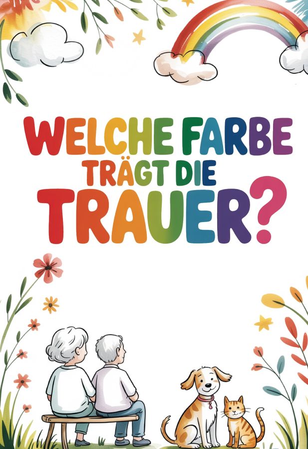 Welche Farbe trägt die Trauer? - Buchprojekt für trauernde Kinder und Jugendliche. (© Papierfresserchens MTM-Verlag)