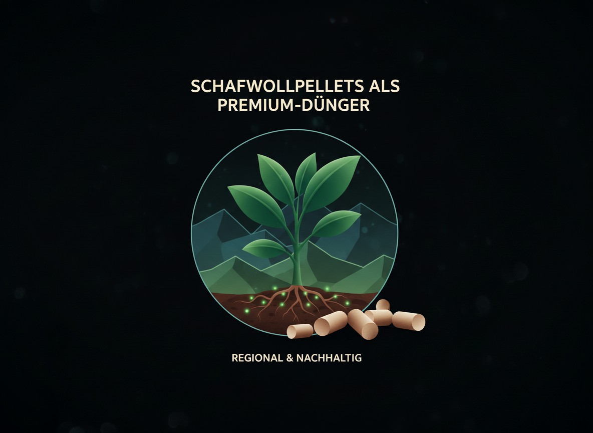 Schafwollpellets als Premium-Dünger mit regionalem Vorteil