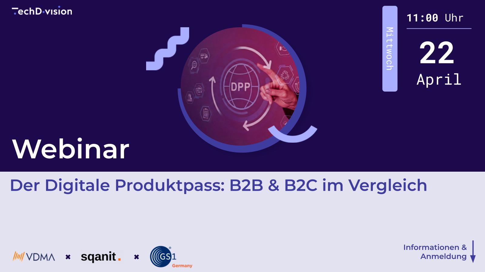 TechDivision Webinar zum Digitalen Produktpass mit dem VDAM und GS1