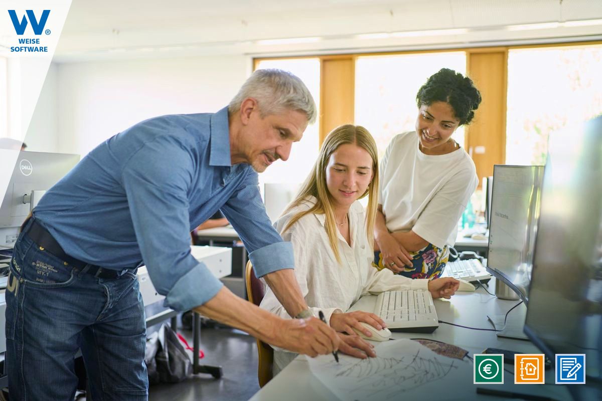 Studierende der FH Erfurt (©Weise Software GmbH)