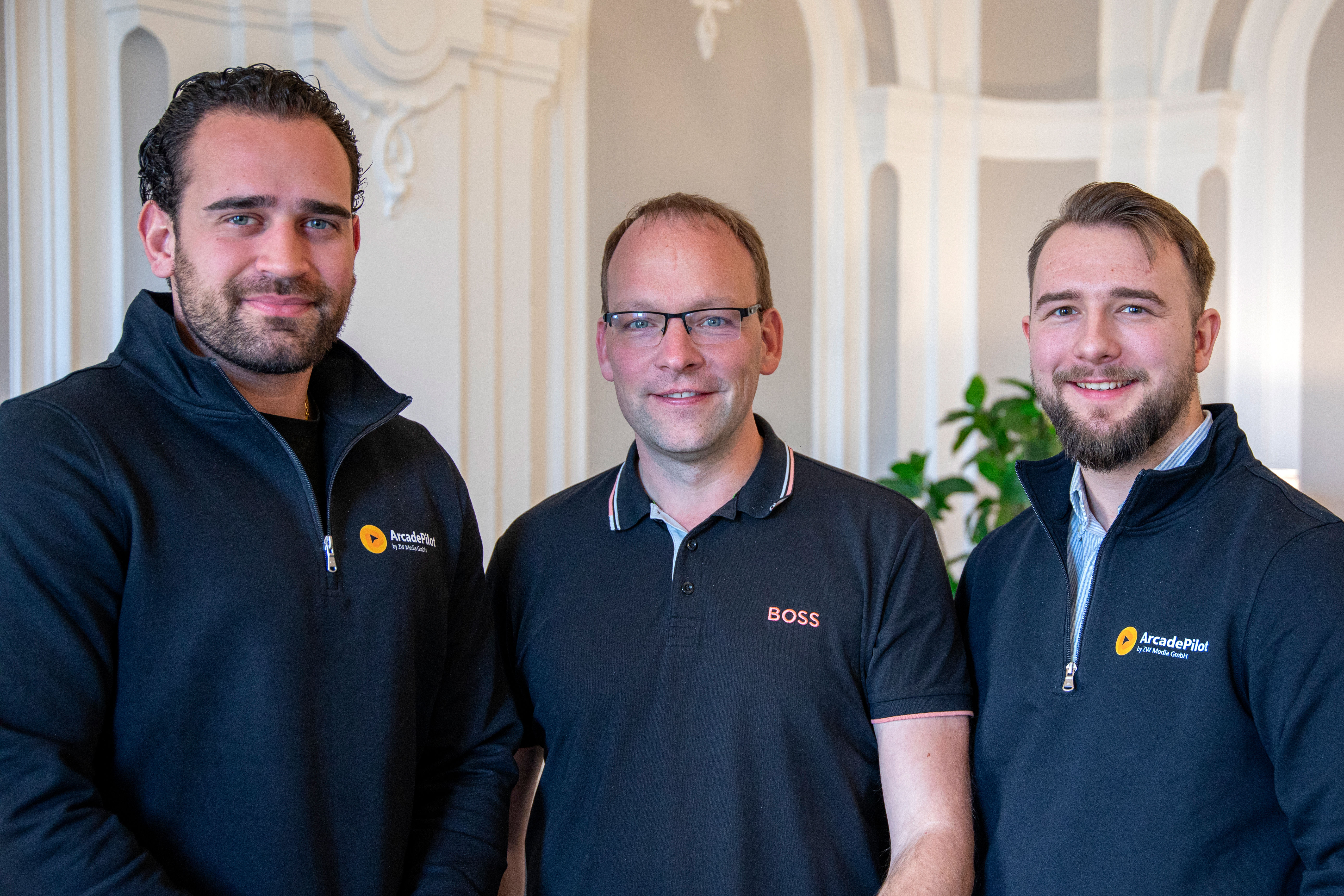 v. l. n. r.: Leroy Zeller, Fabian Simon, Kevin Weselski (Die Bildrechte liegen bei dem Verfasser der Mitteilung.)