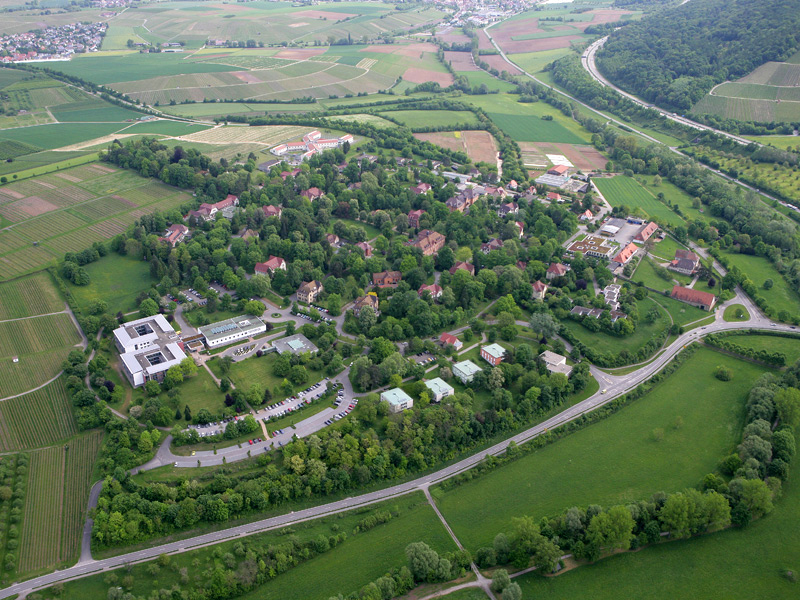 Klinikgelände des Klinikums am Weissenhof (Luftaufnahme) (Die Bildrechte liegen bei dem Verfasser der Mitteilung.)