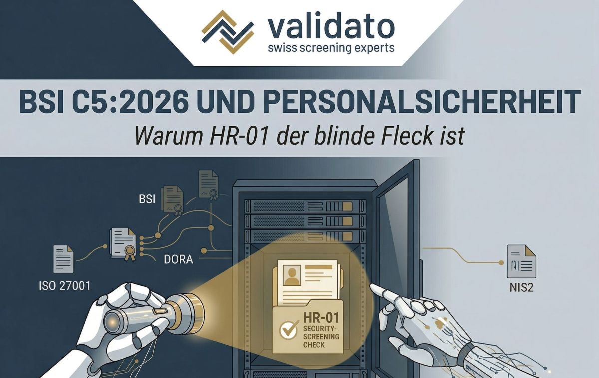 BSI C5:2026 und HR-01: Personalsicherheit rechtssicher auditieren (© Validato)