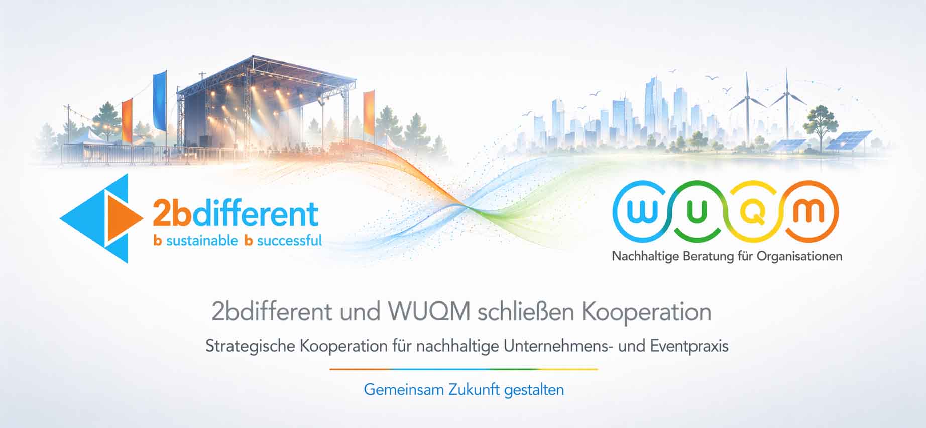 2bdifferent und WUQM starten eine Kooperation (Bild: KI-generiert)