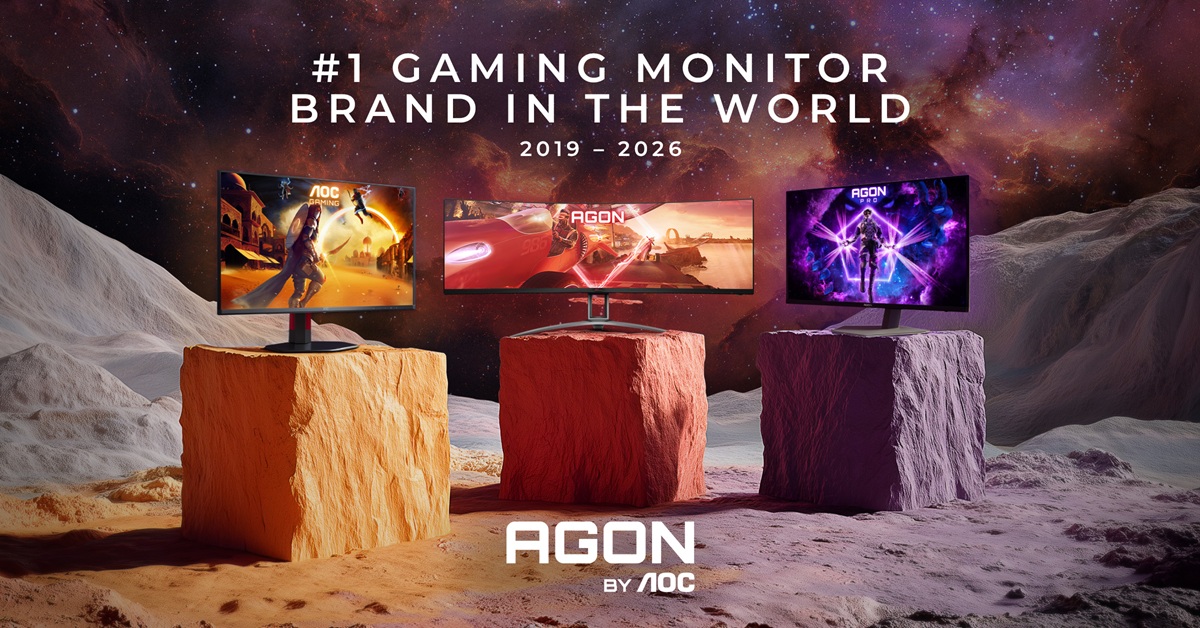 AGON by AOC festigt in Q4 2025 seine Position als weltweit führende Marke für Gaming-Monitore (Die Bildrechte liegen bei dem Verfasser der Mitteilung.)