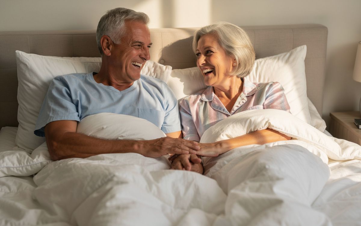 Feierabend.de Umfrage: Senioren ab 60 haben mehr Spass beim Liebesleben als Jüngere (© Feierabend.de)