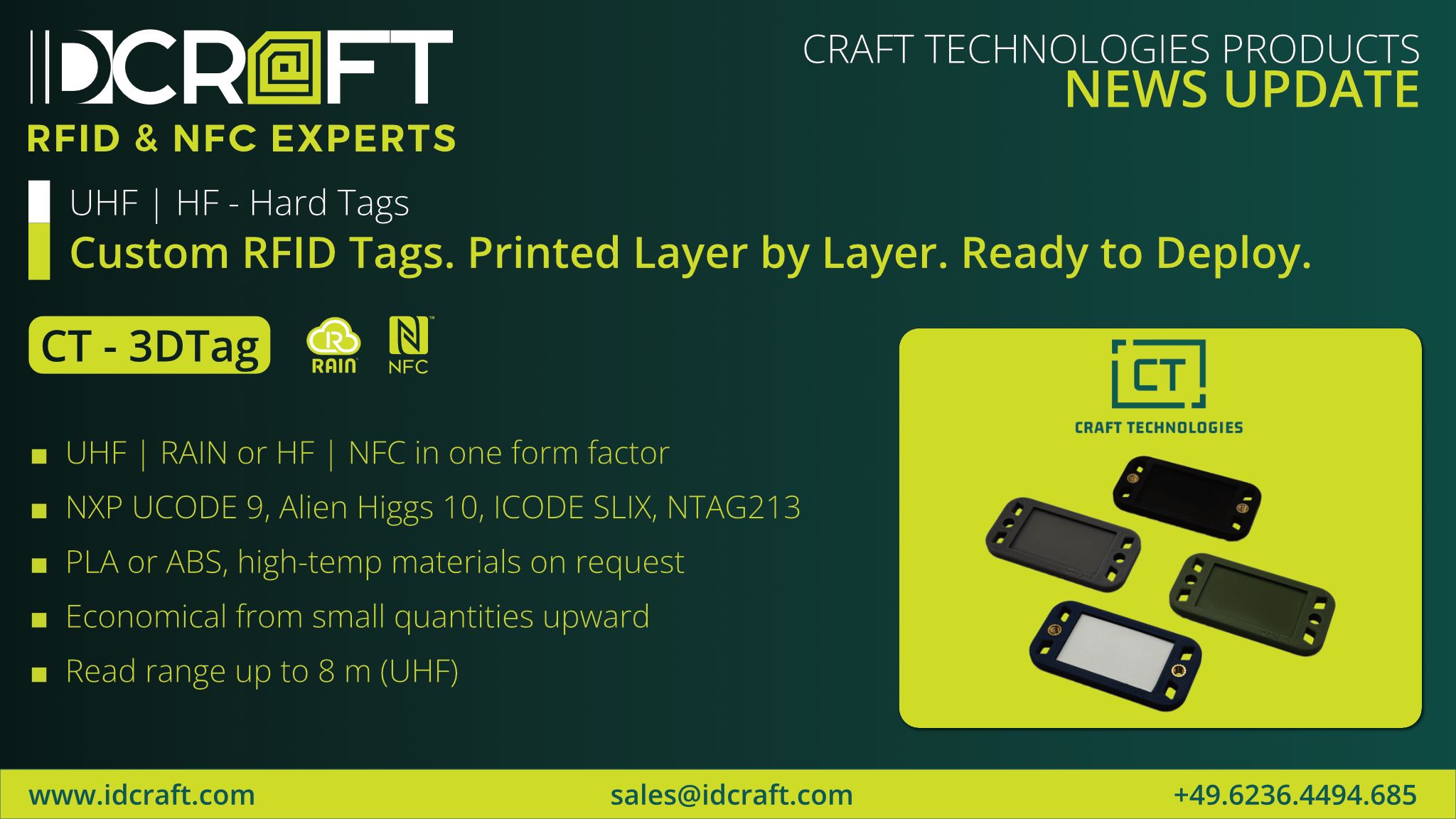 RFID Transponder / Tags aus dem 3D Drucker