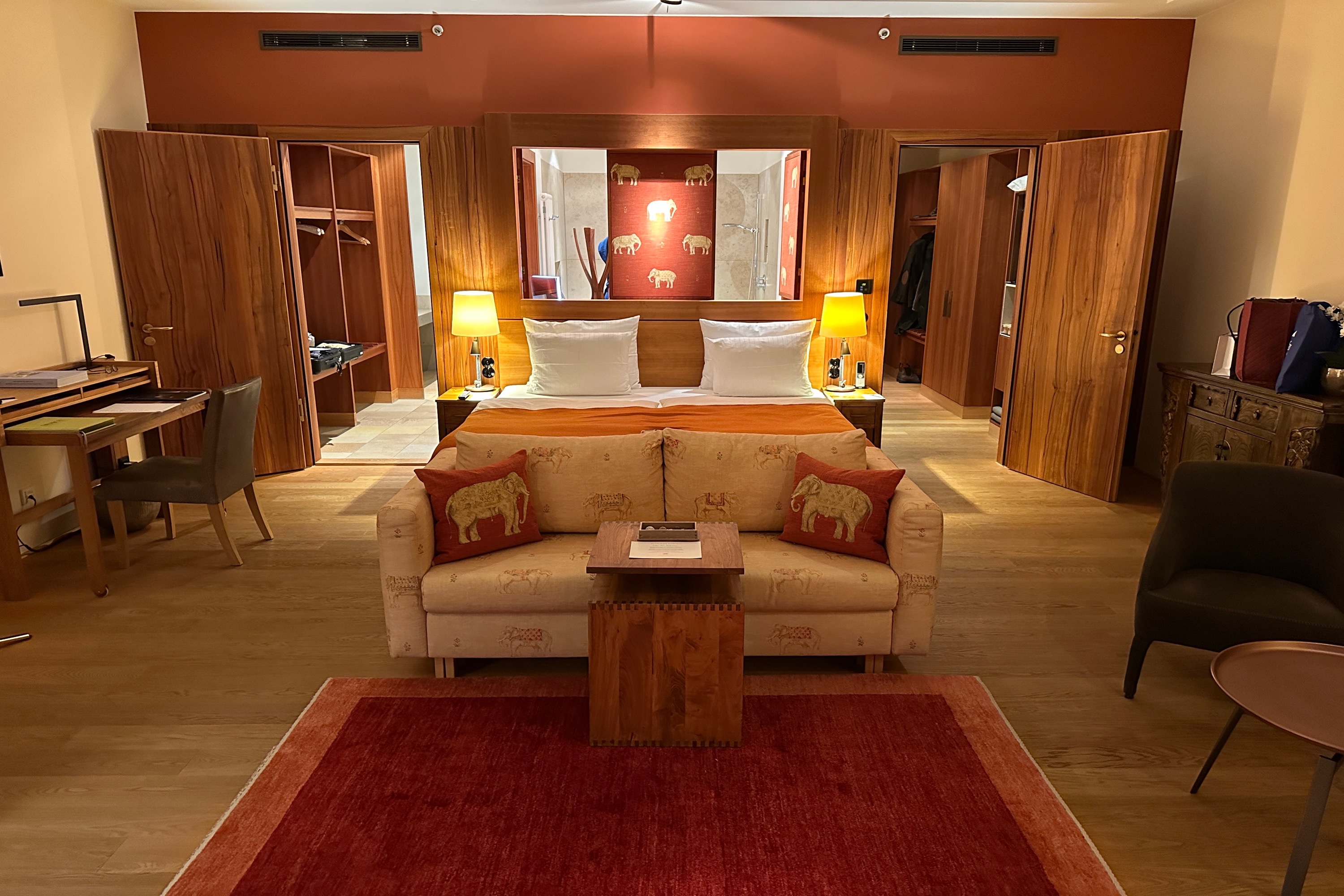 Testzimmer Schloss Elmau.