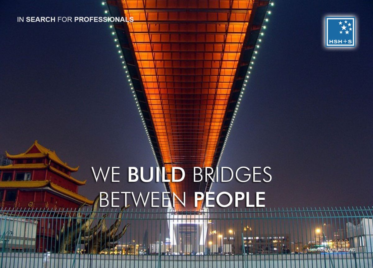 HSH+S Personalberatung - we build bridges between people (© HSH+S, FT, D)