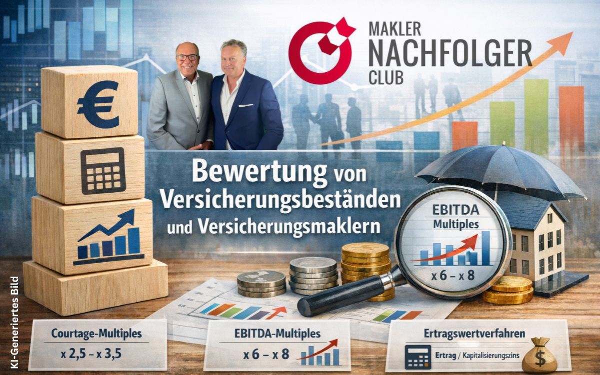Bewertung von Versicherungsbeständen und Versicherungsmaklern (© Makler-Nachfolger-Club e.V.)