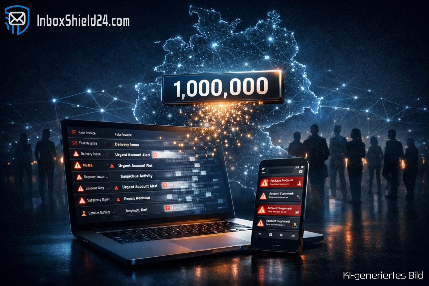 InboxShield24.com Challenge mit dem gemeinsamen Ziel von 1.000.000 erkannten E-Mails (Die Bildrechte liegen bei dem Verfasser der Mitteilung.)
