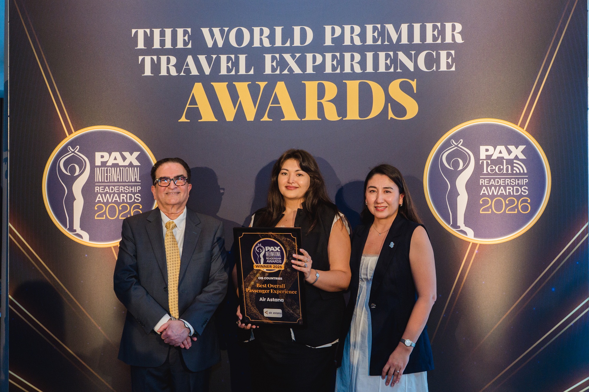 Air Astana beiden PAX Readership Awards 2026 (Die Bildrechte liegen bei dem Verfasser der Mitteilung.)