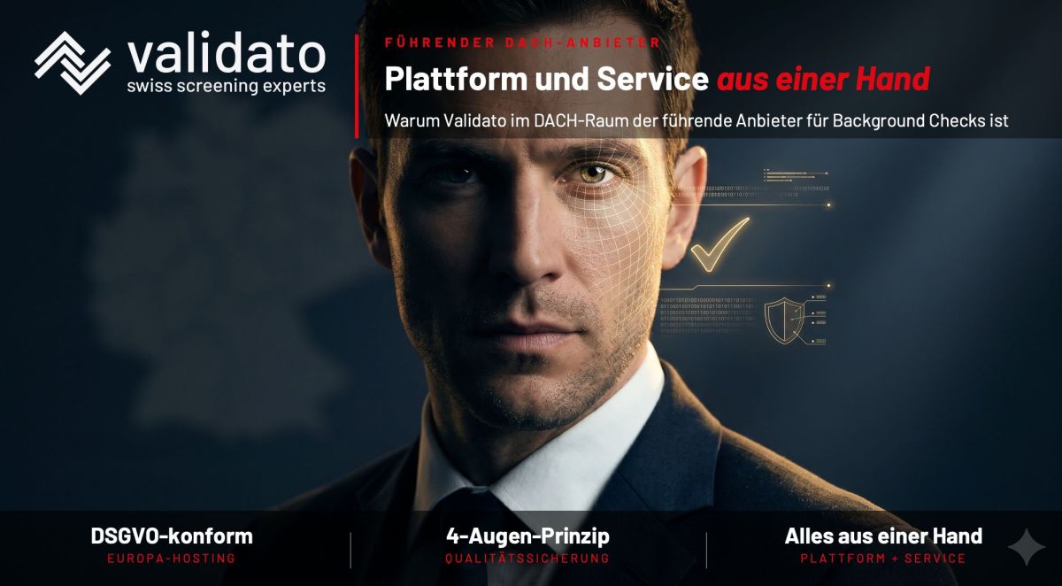 Validato ist für genau dieses Umfeld aufgestellt, als Plattformbetreiber und als Service Provider  (© Validato)