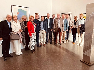 Unternehmerinnen und Unternehmer des Verbands DIE FAMILIENUNTERNEHMER auf der Art Düsseldorf