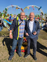 v.l.: Pressewart Thomas Ziesmer und Ehrenpräsodent Frank Nordmann