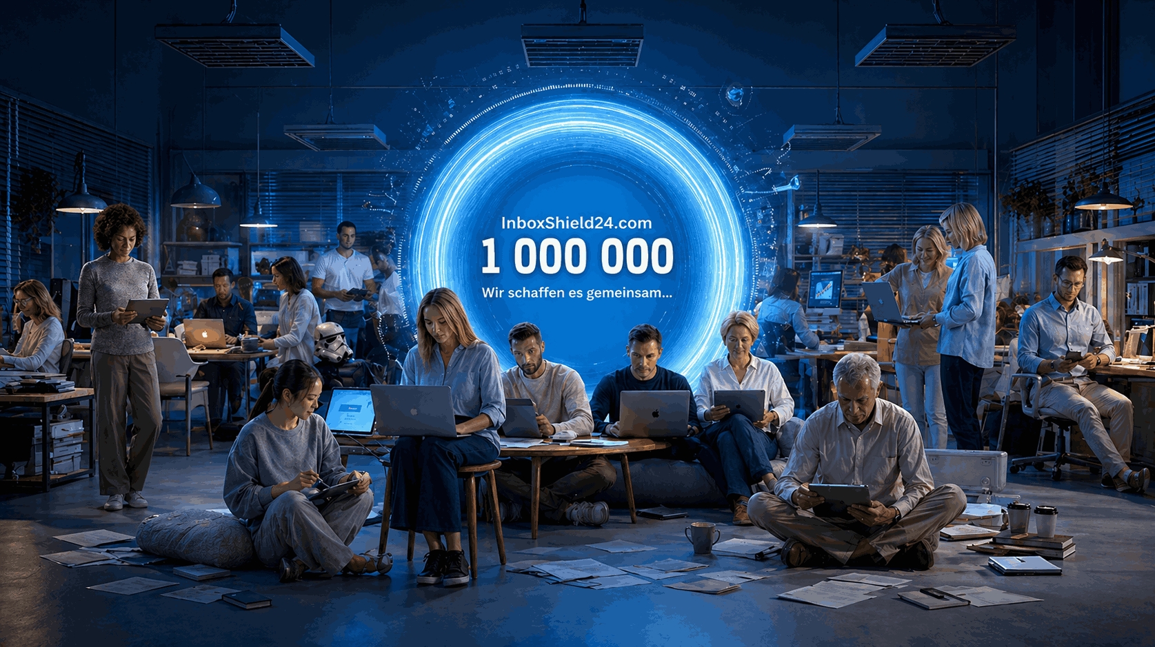 Gemeinsam gegen Spam: Millionen Menschen schützen ihre Postfächer–Schritt für Schritt zum Ziel (Die Bildrechte liegen bei dem Verfasser der Mitteilung.)