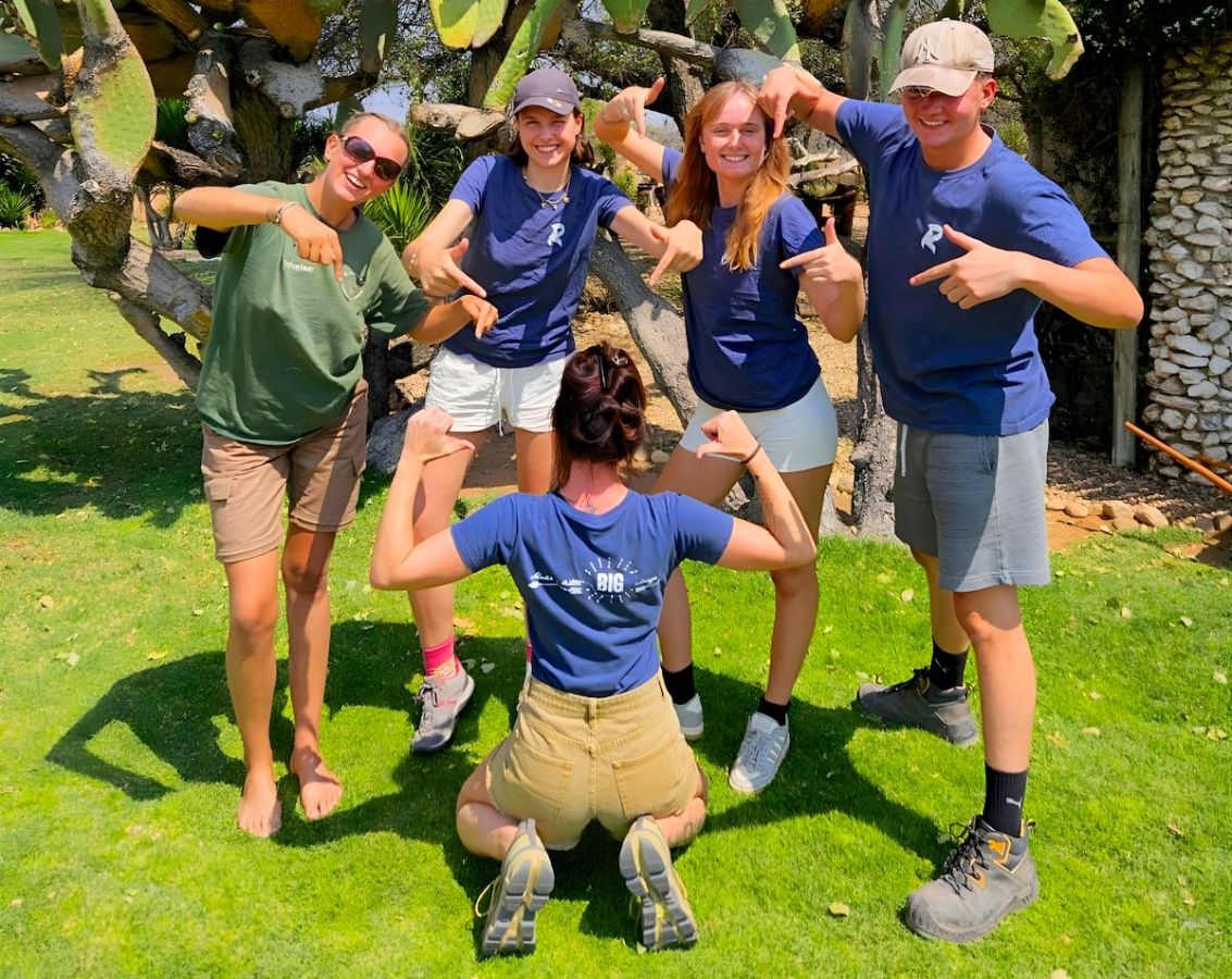 Volunteer-Gruppenfoto in Namibia (© )