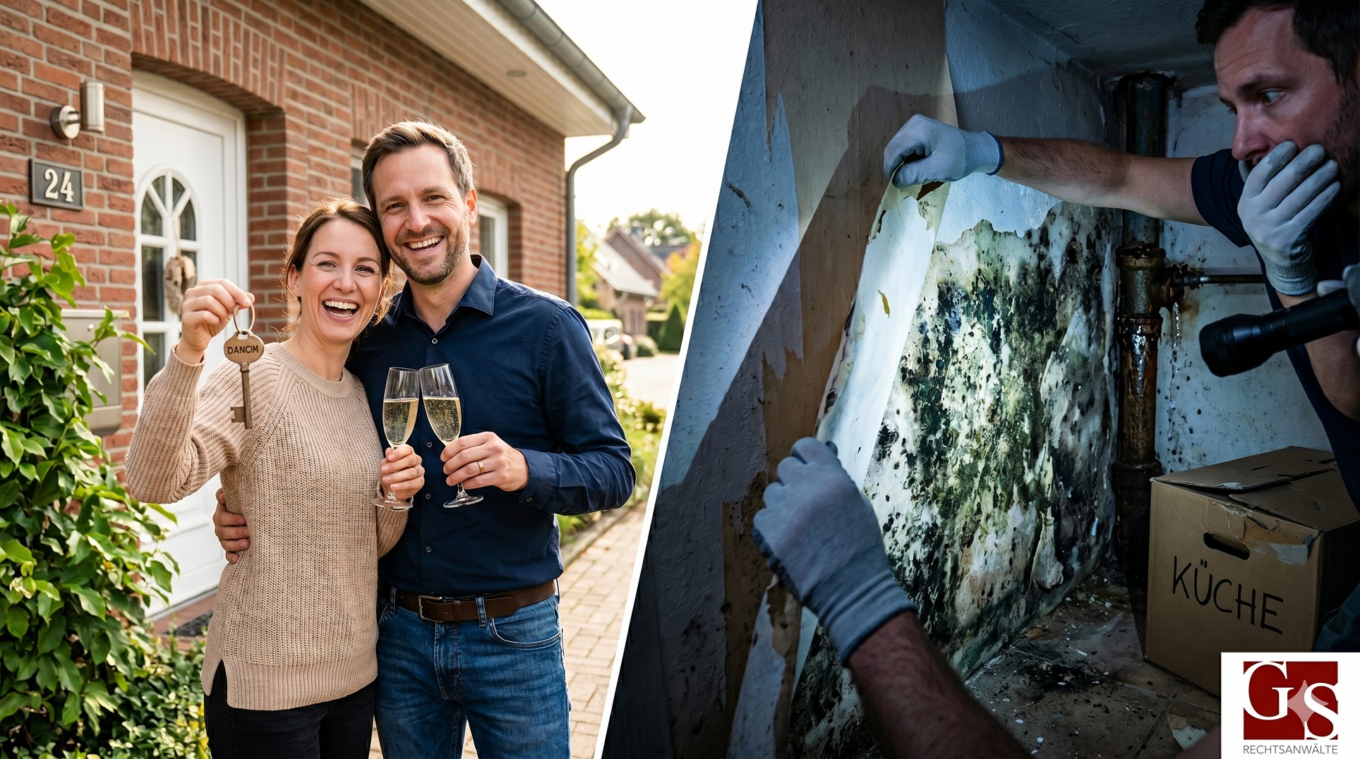 Hauskauf anfechten - Geld zurück erhalten - Schimmel Rücktritt vom Vertrag Rechtanwalt (Die Bildrechte liegen bei dem Verfasser der Mitteilung.)