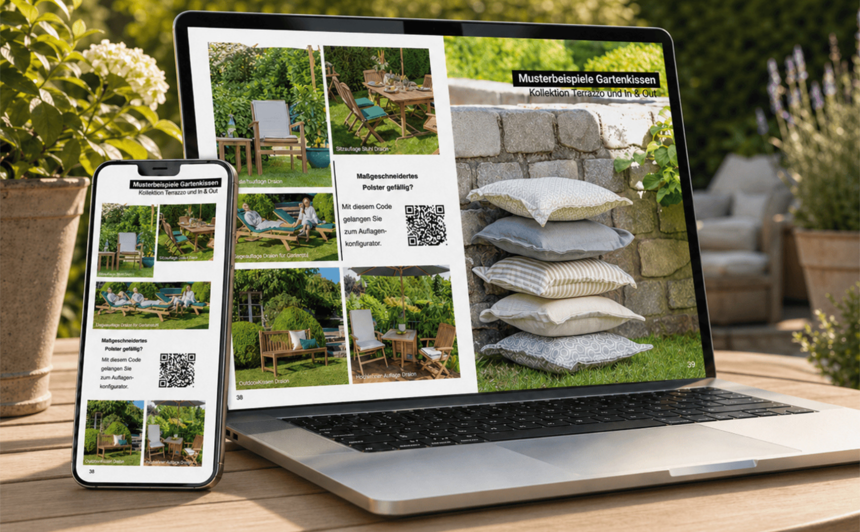 Teak Gartenmöbel Onlinekatalog als PDF (Die Bildrechte liegen bei dem Verfasser der Mitteilung.)