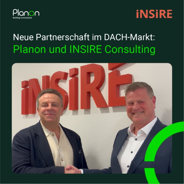 v. l. n. r.: Bernd Auer, Planon, und Markus Pannicke, INSIRE Consulting GmbH (Die Bildrechte liegen bei dem Verfasser der Mitteilung.)