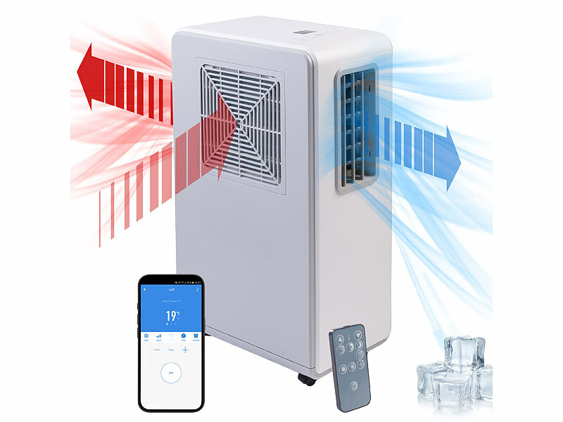 Sichler Haushaltsgeräte Mobile Klimaanlage ACS-5.app ohne Abluftschlauch, www.pearl.de (Die Bildrechte liegen bei dem Verfasser der Mitteilung.)