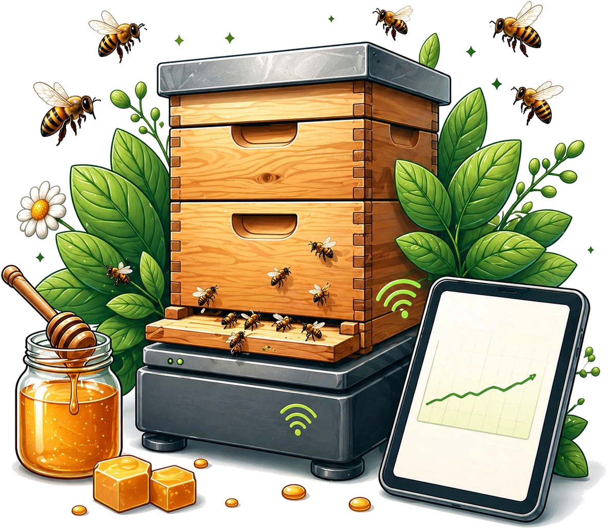 Bienenstockwaage: Moderne und innovative Imkerei (Die Bildrechte liegen bei dem Verfasser der Mitteilung.)