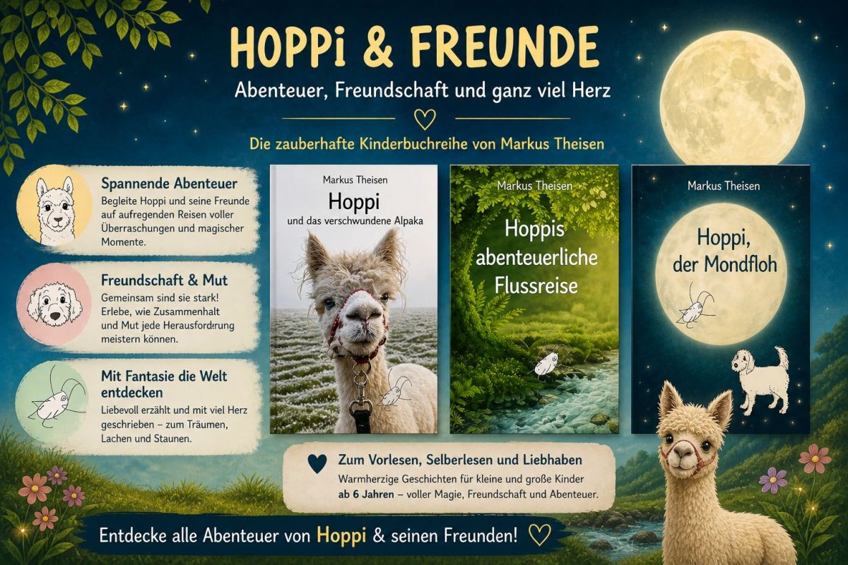 Eine spannende Kinderbuchreihe von Markus Theisen. (© Papierfresserchens MTM-Verlag)