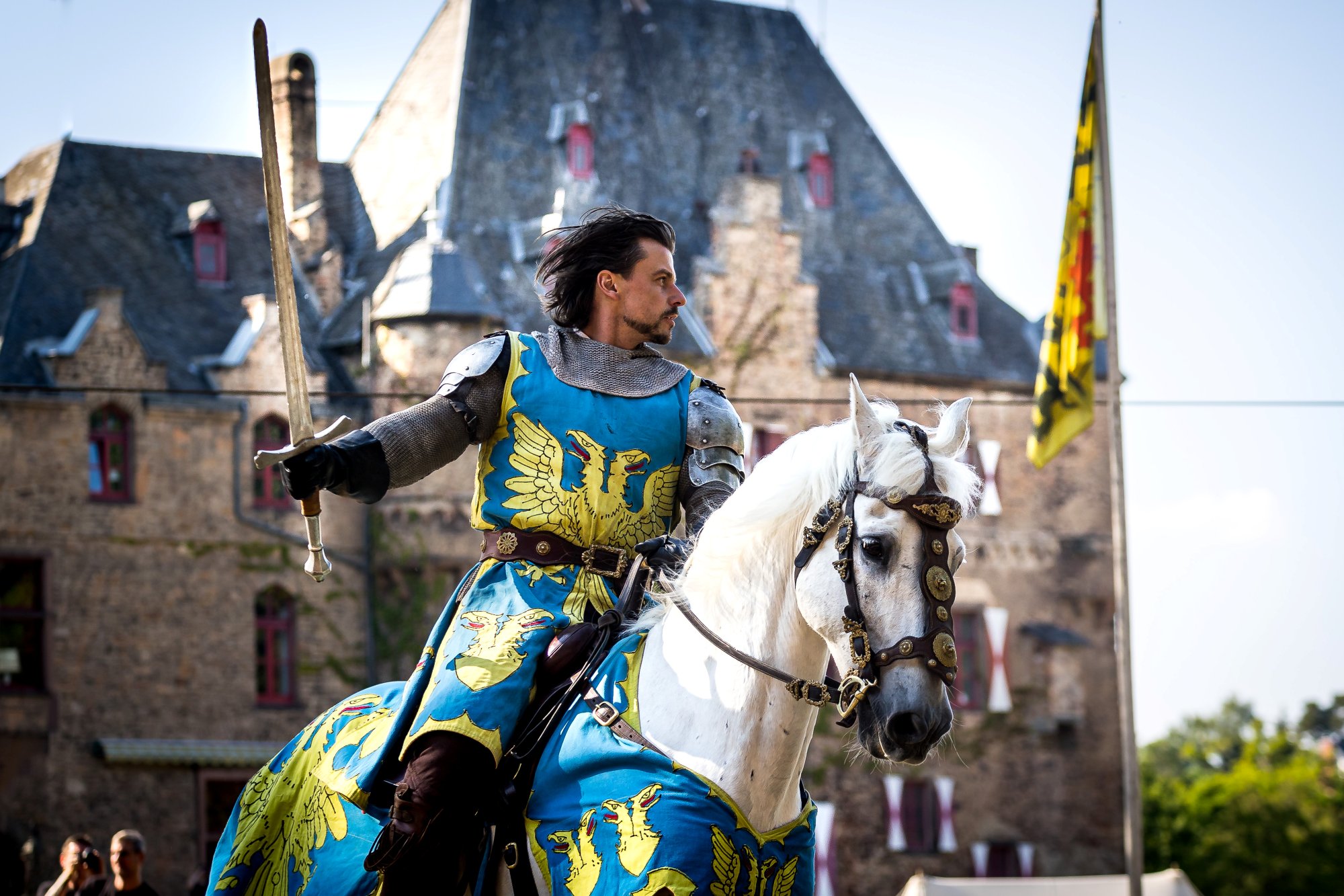 Ritterfestspiele auf Burg Satzvey. Foto: Der Fotoschmied Mike Göhre