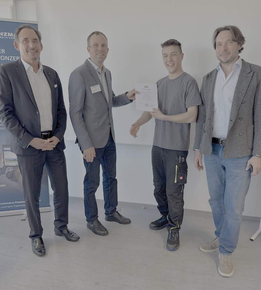 Staatspreis für WEILER-Auszubildenden Marc Bergler (Foto: WEILER).