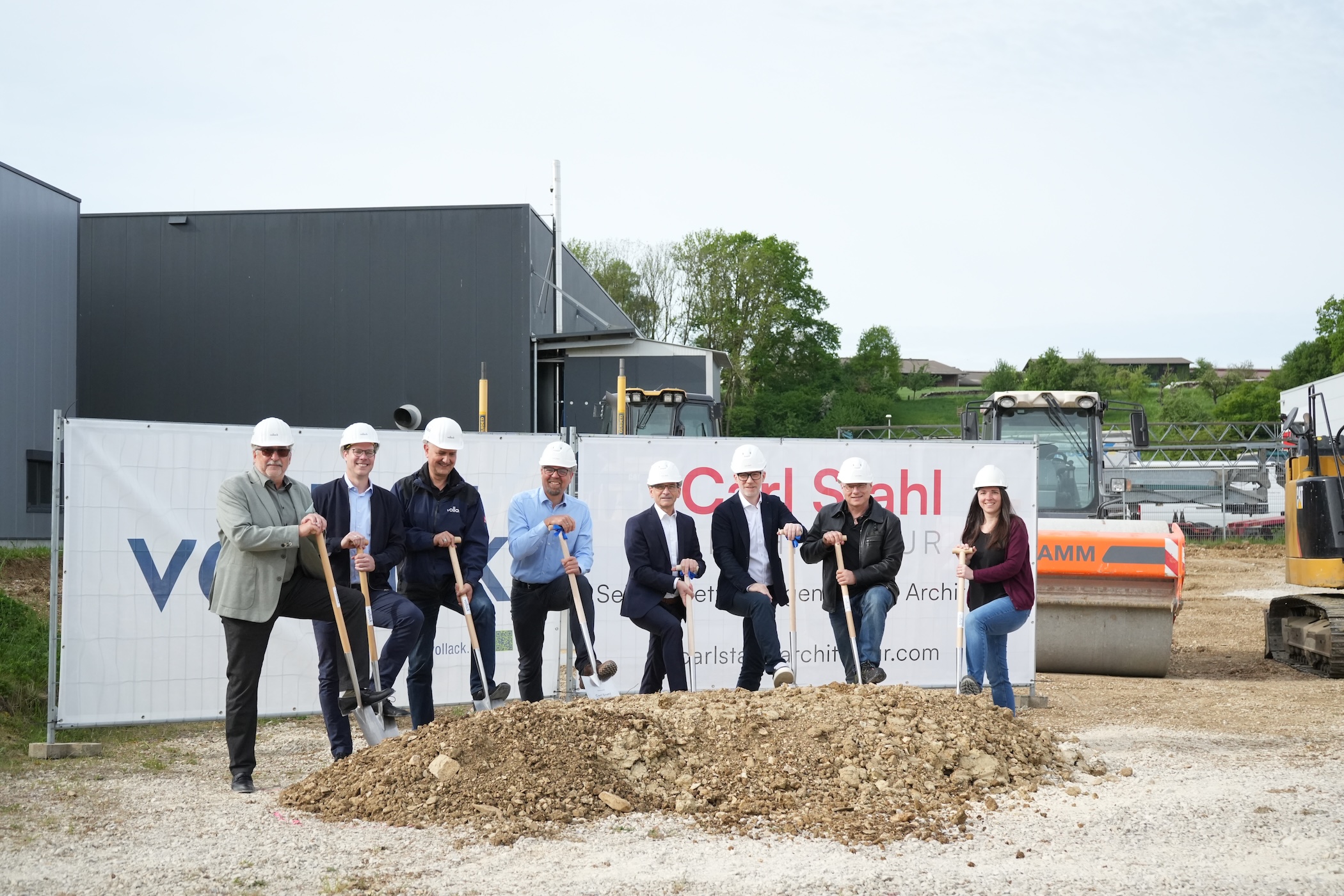 Der Spatenstich für die Standorterweiterung von Carl Stahl ARC in Süßen ist gesetzt. (Bildquelle: Carl Stahl ARC)