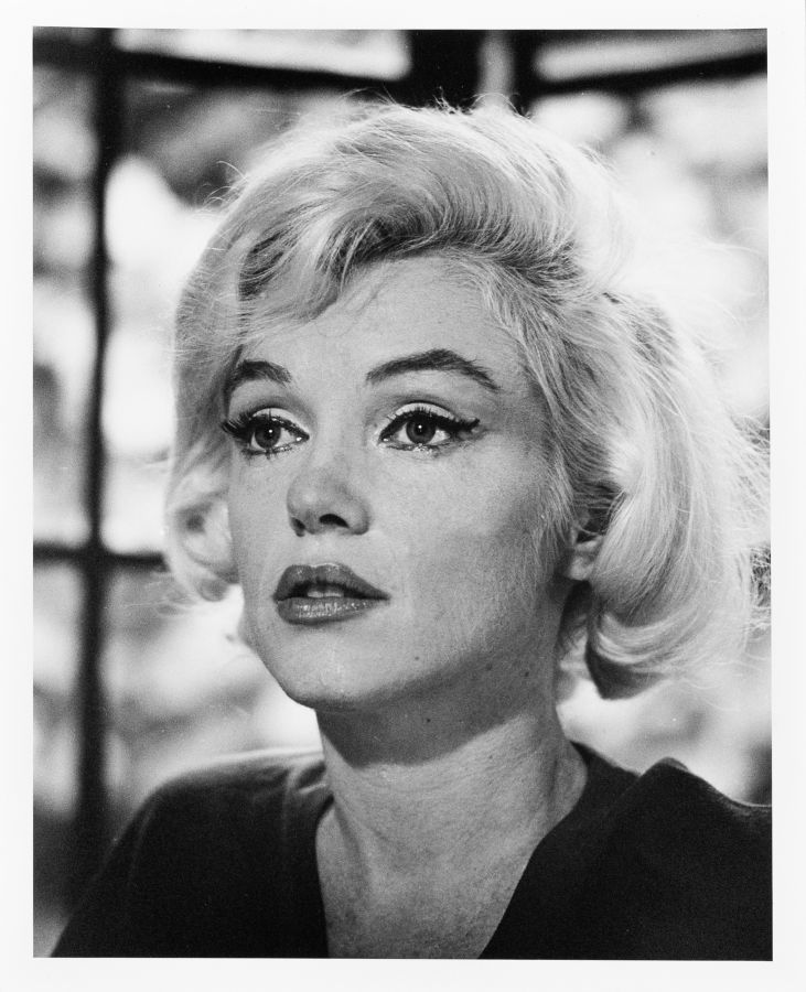Eine der Fotoaufnahmen Marilyns aus Ihrem letzten Interview kurz vor Ihrem Tod (© Allan Grant Archives)