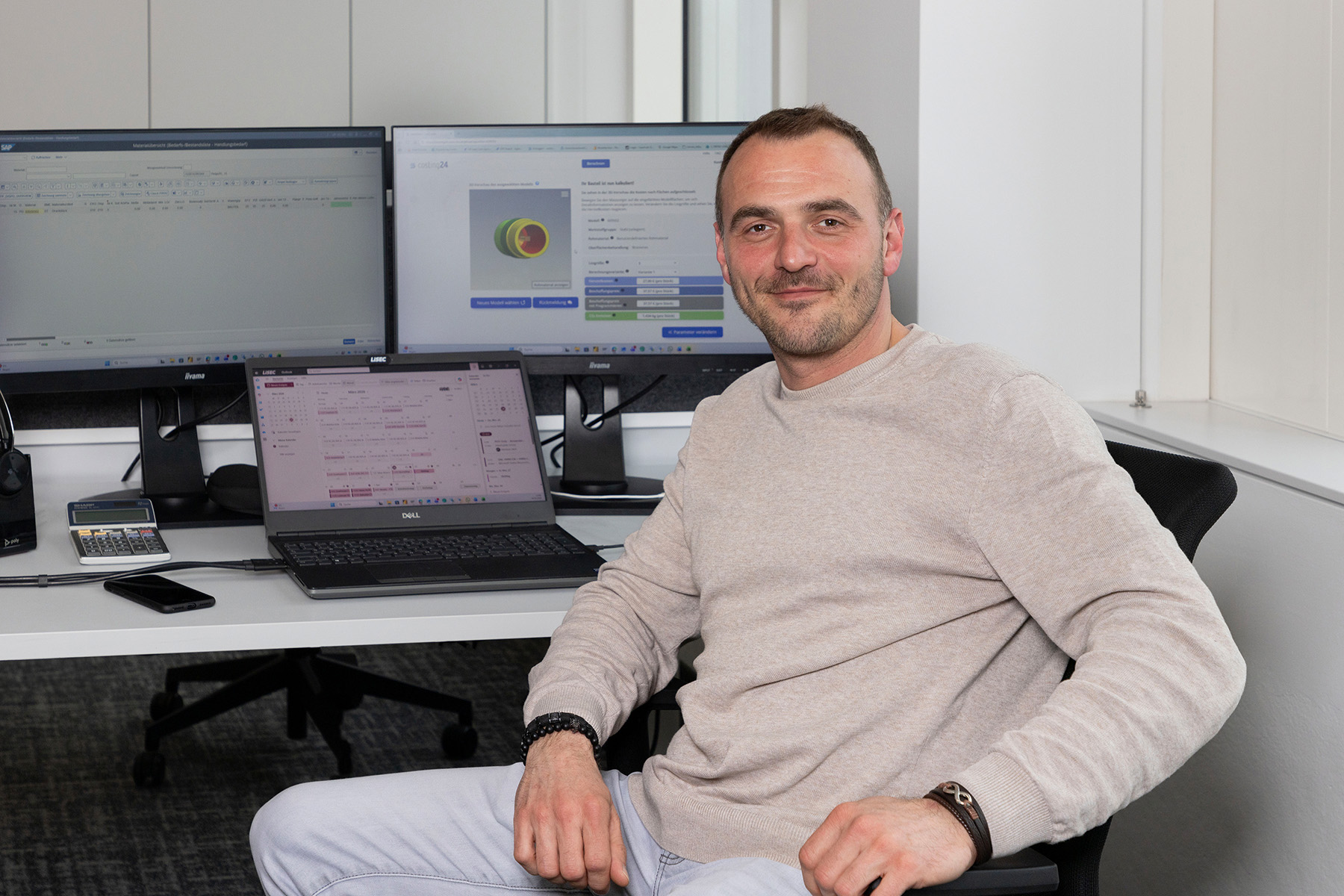 Die Online-Plattform costing24 ist für Georg Kropf von LiSEC zu einem wichtigen Werkzeug geworden (Die Bildrechte liegen bei dem Verfasser der Mitteilung.)