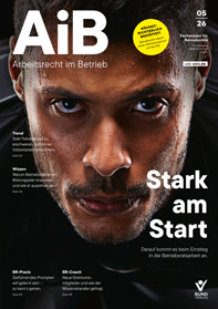 Arbeitsrecht im Betrieb, Ausgabe Mai 2026 (Die Bildrechte liegen bei dem Verfasser der Mitteilung.)