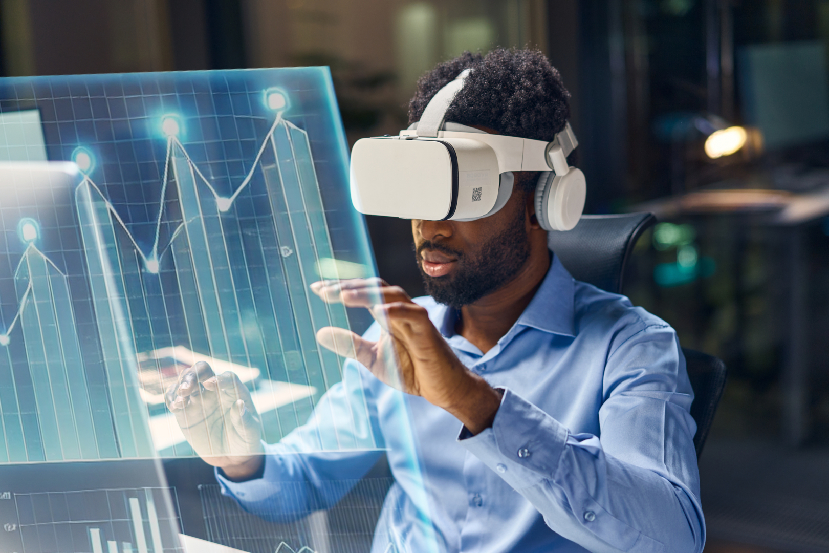 VR ist eine der am meisten erwarteten Innovationen für das Büro 2050 © MARCO