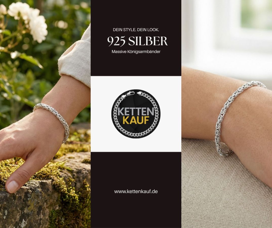 KettenKauf - Königsarmbänder aus 925er Silber (© KettenKauf)