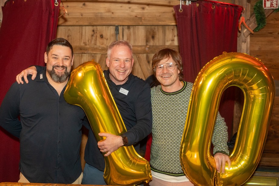 Blicken optimistisch in die Zukunft: Dennis Ringhofer, Michael Otto und Georg Notter (von links)
