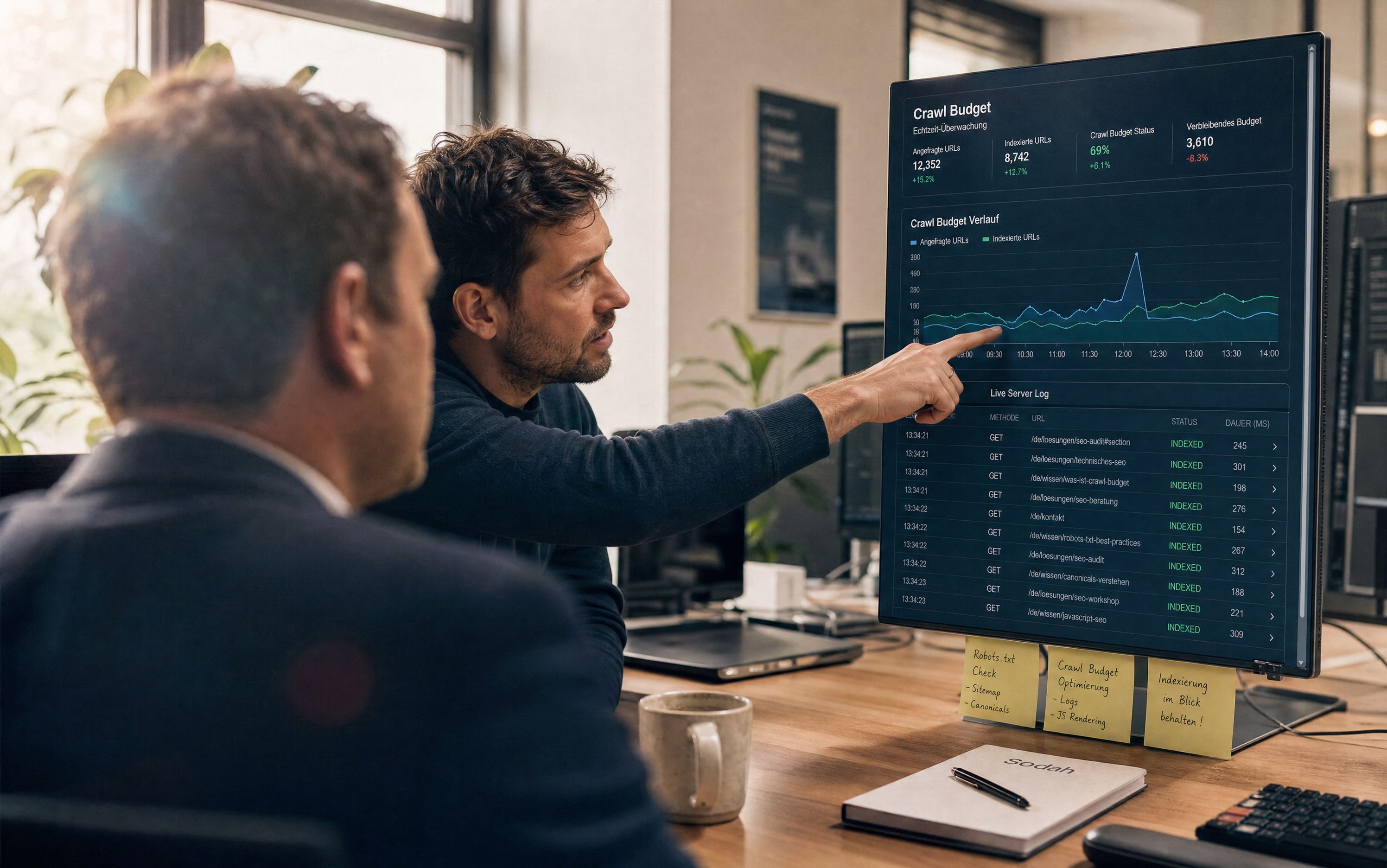 Proaktives Crawl-Management als technologischer Ausweg (Die Bildrechte liegen bei dem Verfasser der Mitteilung.)
