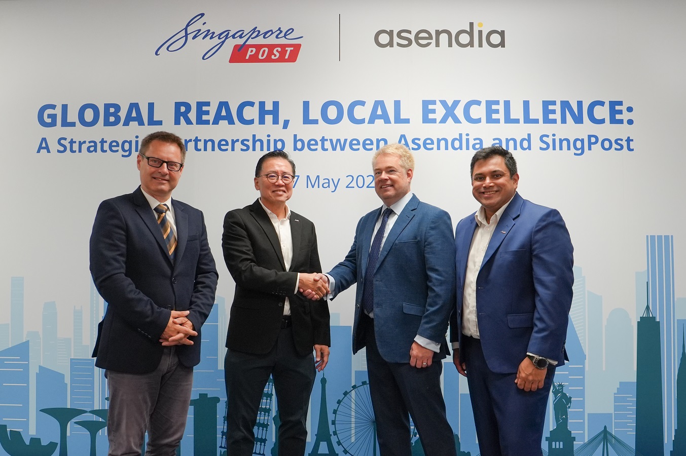 Strategische Partnerschaft zwischen Asendia und SingPost