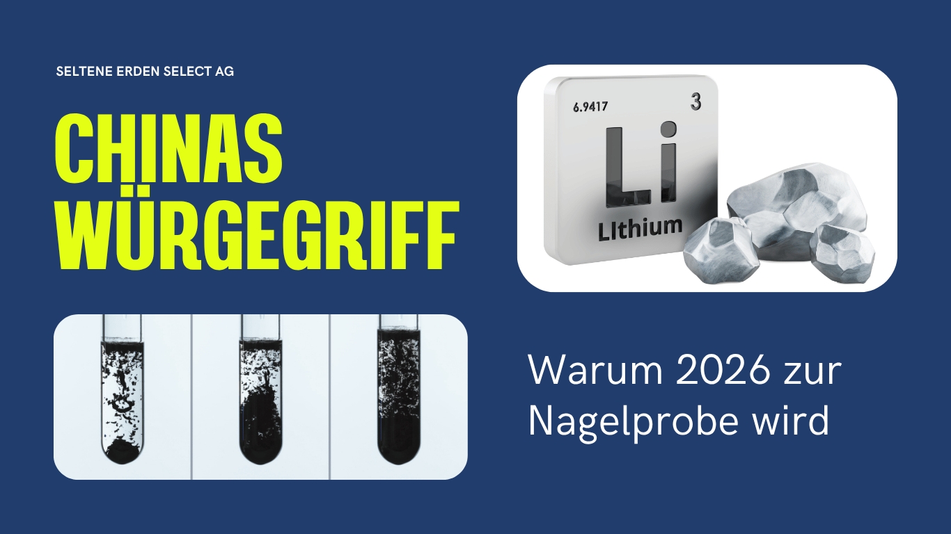 Wie China Europas Industrie im Griff ha?lt und warum 2026 zur Nagelprobe wird - Seltene Erden Select (Die Bildrechte liegen bei dem Verfasser der Mitteilung.)
