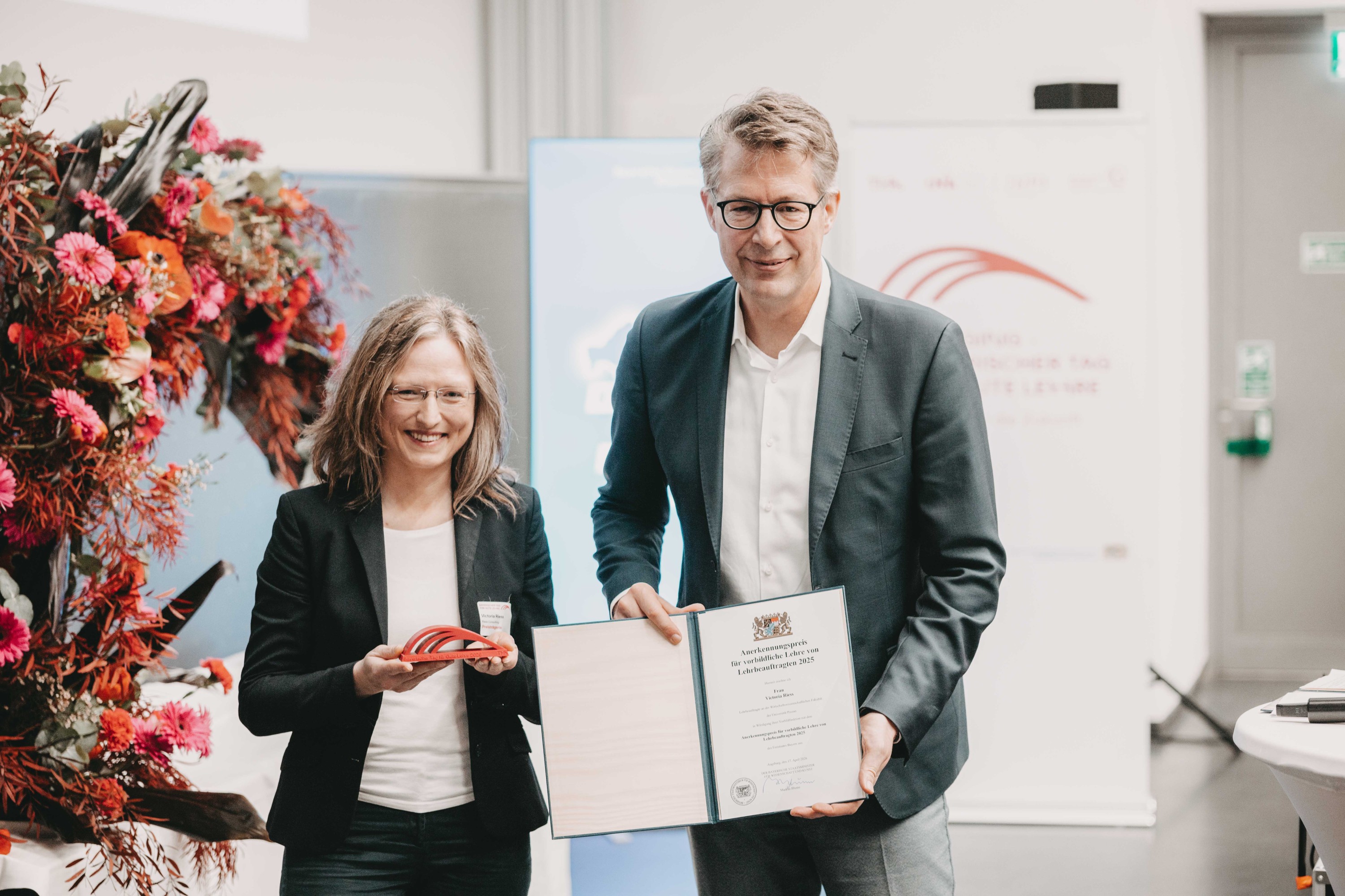 Victoria Riess Preis für gute Lehre (c Matthias Leo THA)