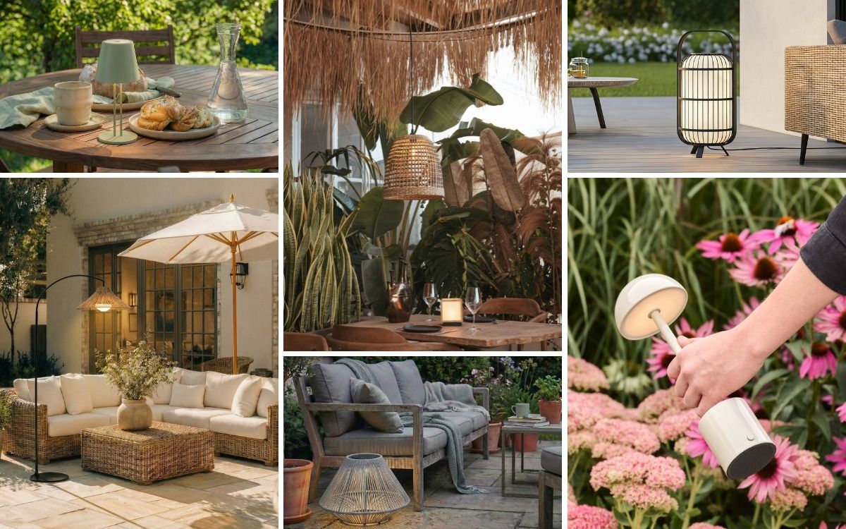 So verwandelt der Summer-Boho-Stil Outdoorbereiche in persönliche Wohlfühlorte mit Urlaubscharakter (© Lampenwelt.de)