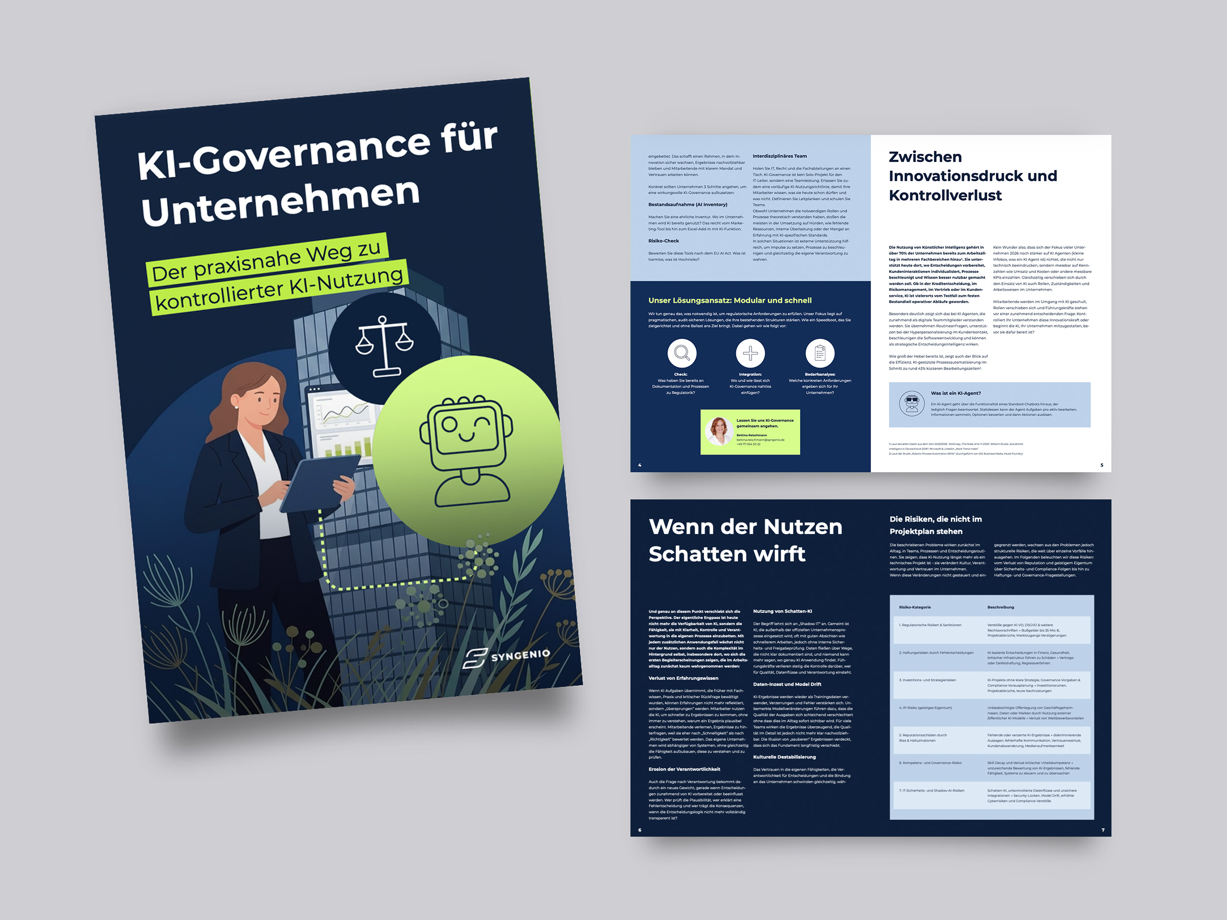 Einblicke in das E-Booküber KI-Governance (Die Bildrechte liegen bei dem Verfasser der Mitteilung.)