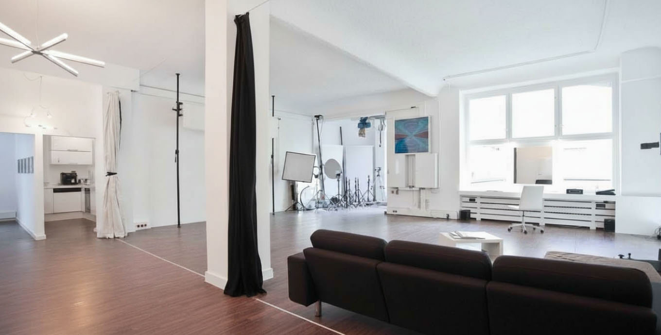Das Studio in Berlin-Mitte (Die Bildrechte liegen bei dem Verfasser der Mitteilung.)