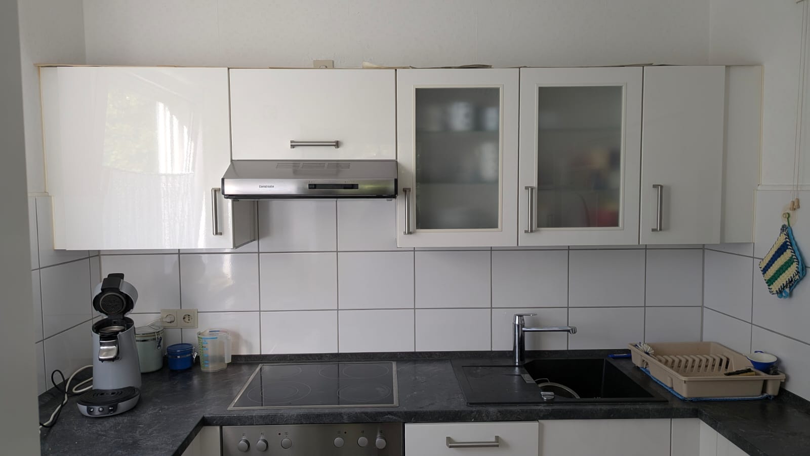 Küche eines kürzlich umgezogenen Kunden (Die Bildrechte liegen bei dem Verfasser der Mitteilung.)