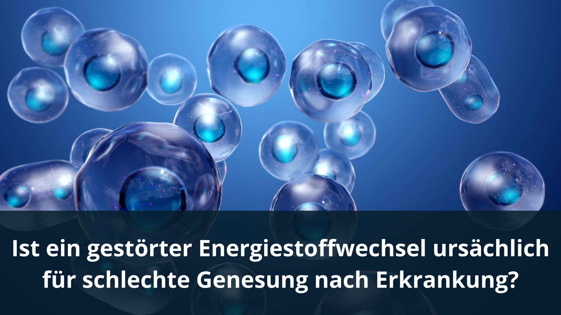 Ist ein gestörter Energiestoffwechsel ursächlich für schlechte Genesung nach Erkrankung? (Die Bildrechte liegen bei dem Verfasser der Mitteilung.)