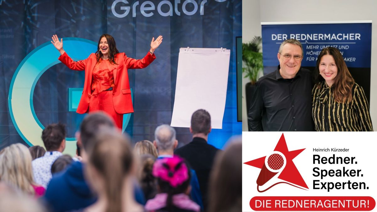 Beate Glöser und Heinrich Kürzeder von Redner-Speaker-Experten (© Beate Glöser)